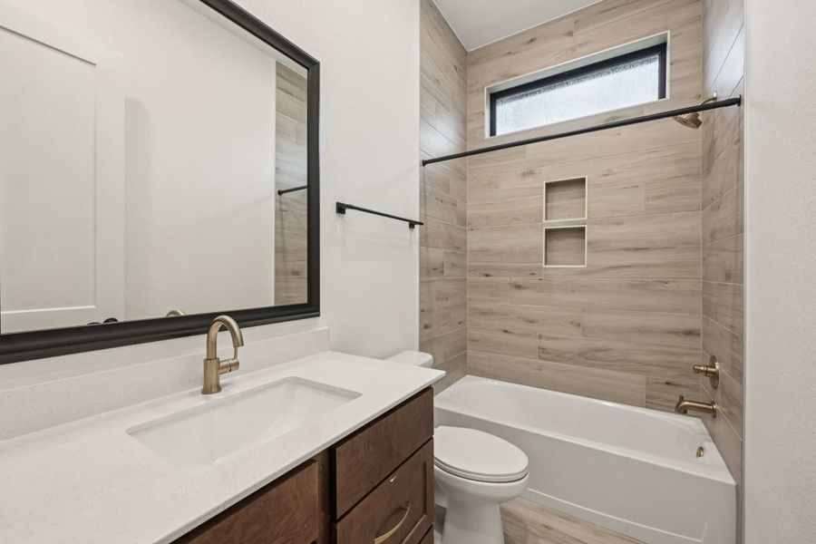 Representative furnished interior of a home built from the Summerton by Chesmar Homes in Berry Creek Highlands, Georgetown (Image 10).