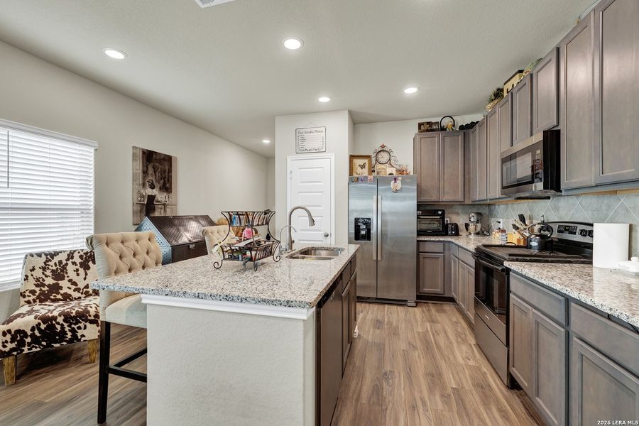 Furnished interior view inside a new home in Meadows of Martindale, Seguin (Image 6).