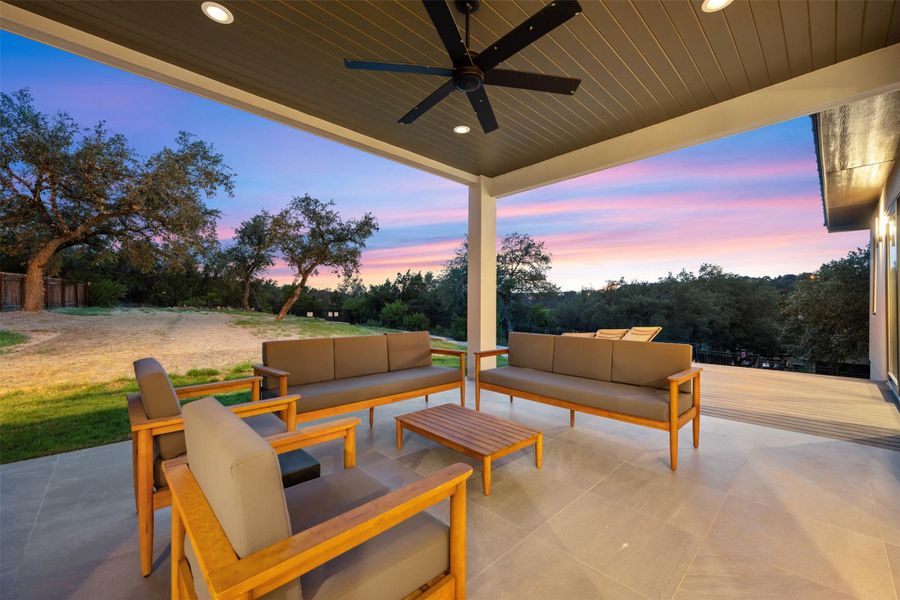 Exterior details and patio area of a home in , Austin (Image 31). Exterior details and patio area of a home in , Austin (Image 31).