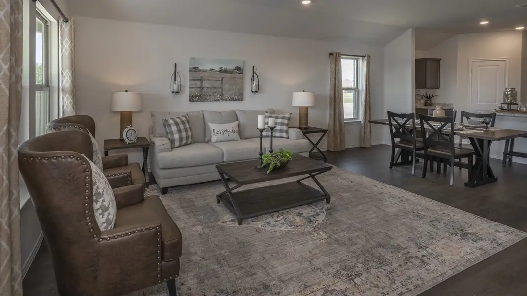 Furnished interior view inside a new home in The Reserve at Timber Creek, Lindale (Image 24). Furnished interior view inside a new home in The Reserve at Timber Creek, Lindale (Image 24).