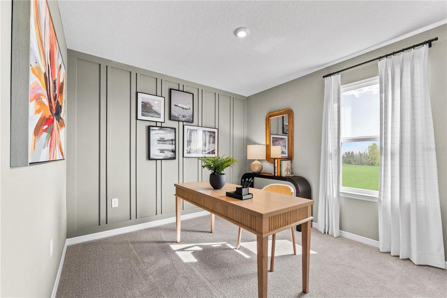 Furnished interior view inside a new home in Oakfield Trails, Parrish (Image 43). Furnished interior view inside a new home in Oakfield Trails, Parrish (Image 43).
