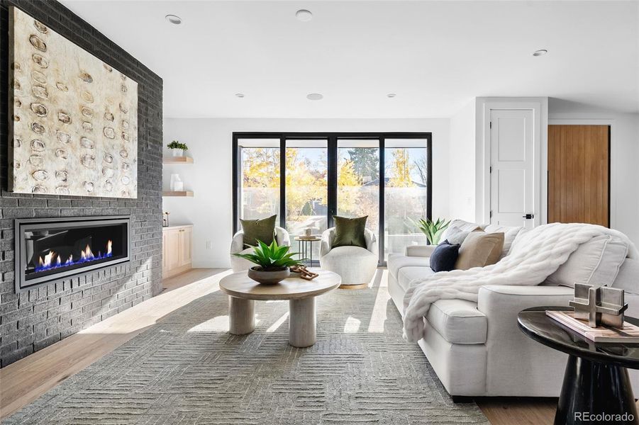 Furnished interior view inside a new home in , Denver (Image 19).