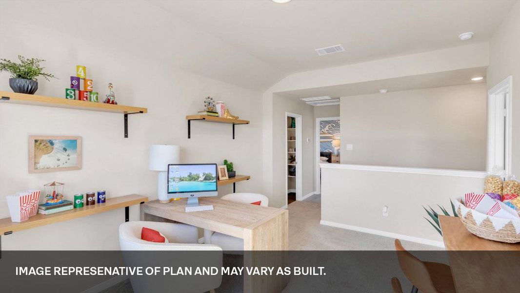 Furnished interior view inside a new home in Southgrove, Kyle (Image 23).