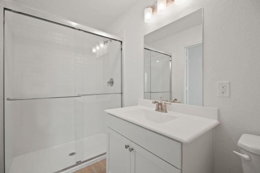 Furnished interior view inside a new home in Westland Ranch - 70' Homesites, League City (Image 12).