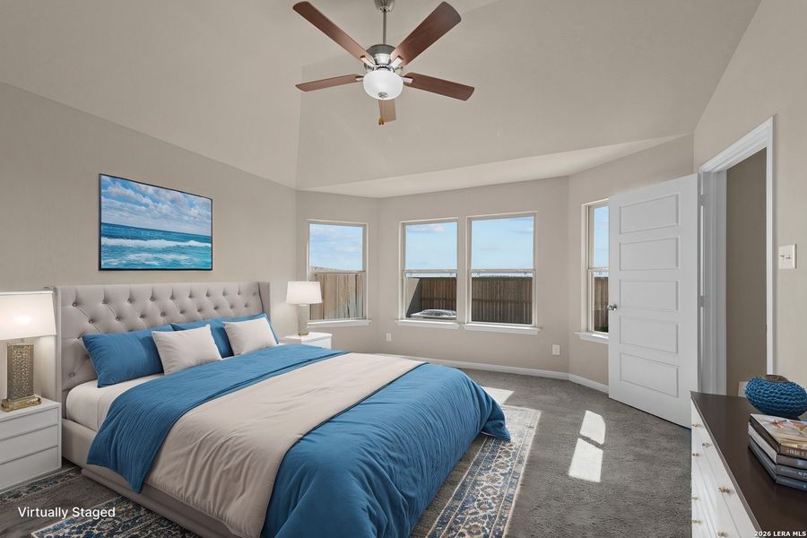 Furnished interior view inside a new home in Paloma Park, Converse (Image 4). Furnished interior view inside a new home in Paloma Park, Converse (Image 4).