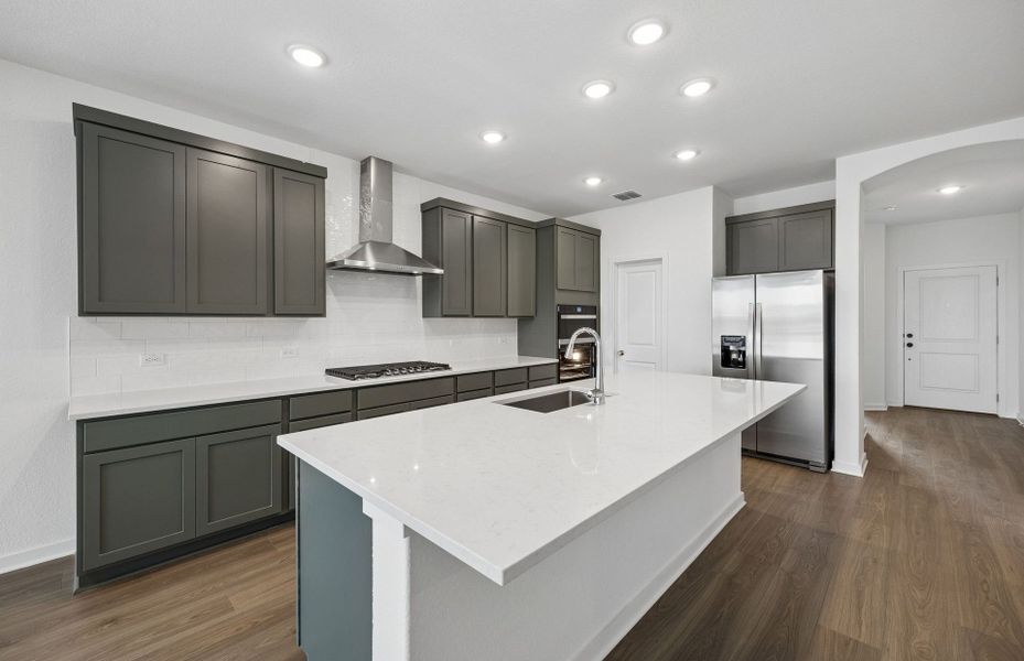 Furnished interior view inside a new home in Sunfield, Buda (Image 9).