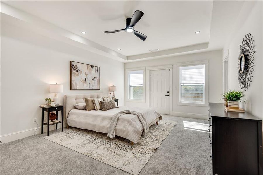 Furnished interior view inside a new home in , Atlanta (Image 18). Furnished interior view inside a new home in , Atlanta (Image 18).