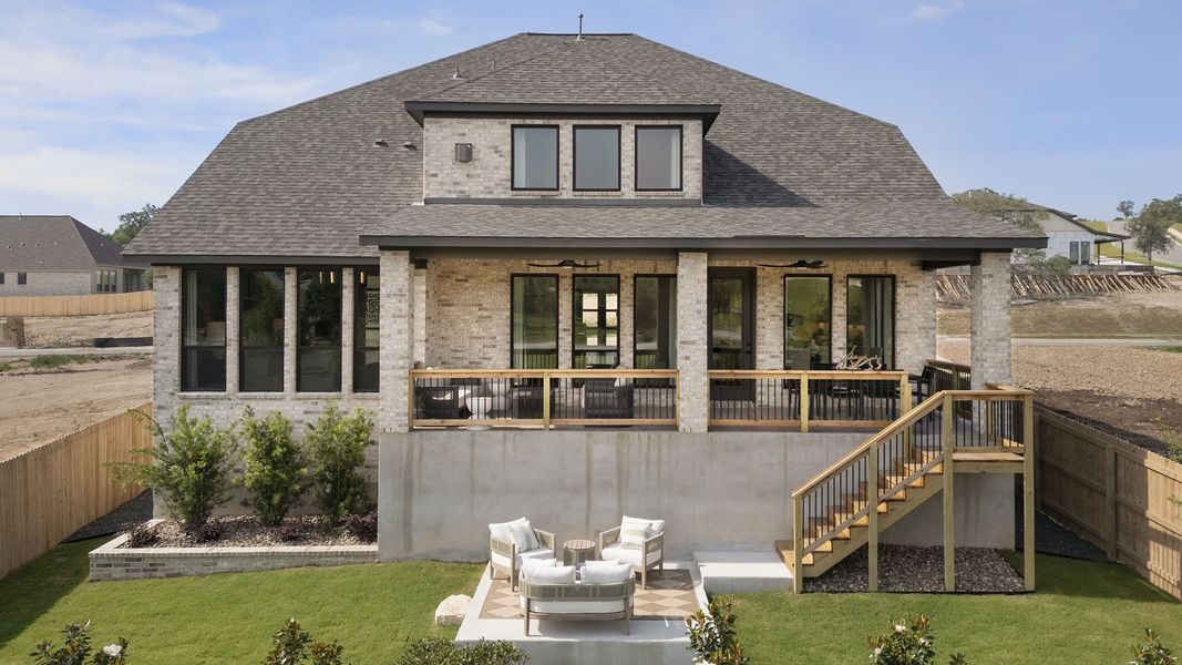 Exterior details and patio area of a home in Johnson Ranch, Bulverde (Image 2). Exterior details and patio area of a home in Johnson Ranch, Bulverde (Image 2).