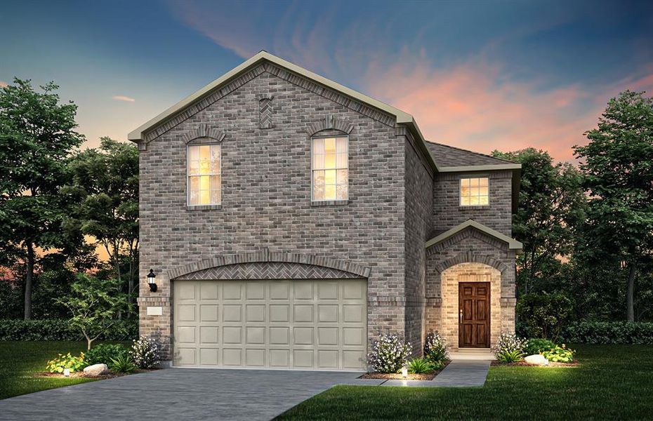 NEW CONSTRUCTION: Beautiful two-story home at Spiritas Ranch in Little Elm.