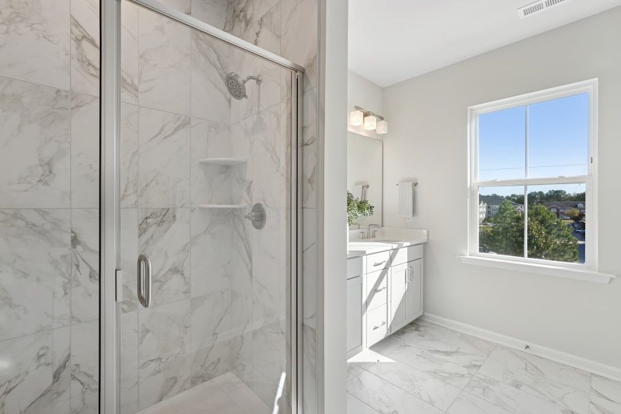 Furnished interior view inside a new home in Twinleaf Townes, Chapel Hill (Image 11).