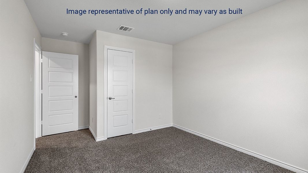 Representative unfurnished interior of a home built from the Holden by D.R. Horton in King's Landing, Corpus Christi (Image 30). Representative unfurnished interior of a home built from the Holden by D.R. Horton in King's Landing, Corpus Christi (Image 30).