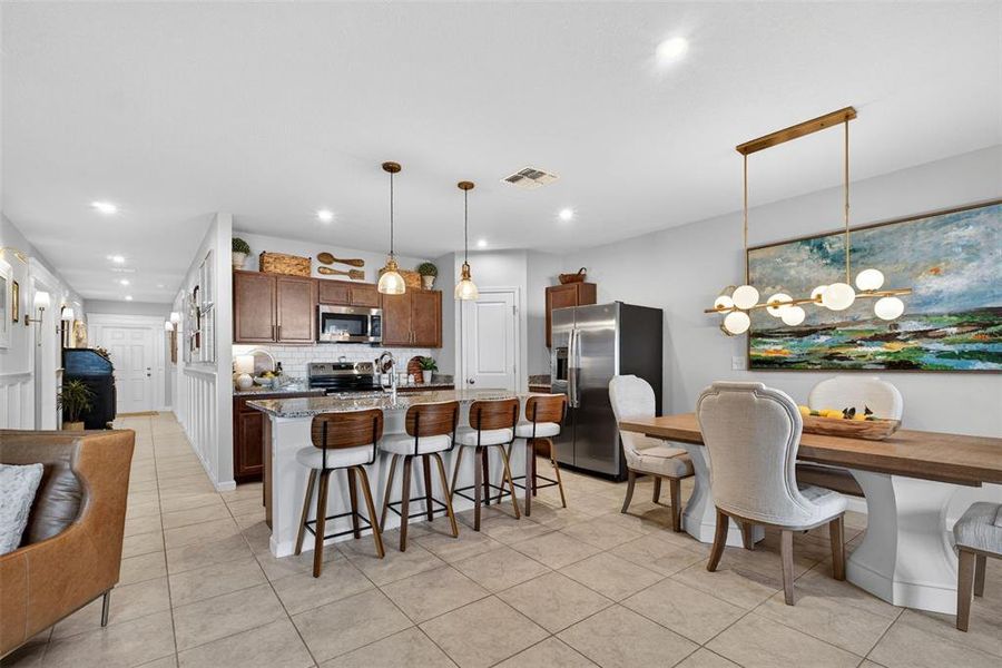 Furnished interior view inside a new home in Laurel Glen, Haines City (Image 10).