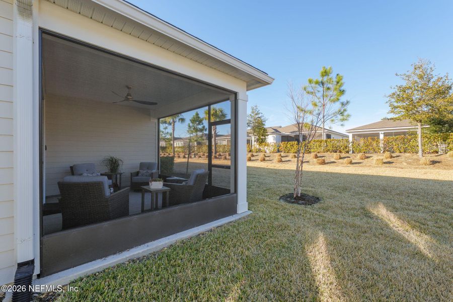 Exterior details and patio area of a home in , St. Johns (Image 28). Exterior details and patio area of a home in , St. Johns (Image 28).