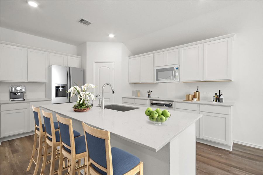 Furnished interior view inside a new home in River Ranch Meadows, Dayton (Image 5).