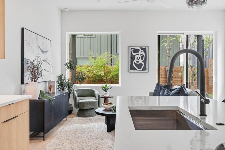 Furnished interior view inside a new home in , Austin (Image 7).