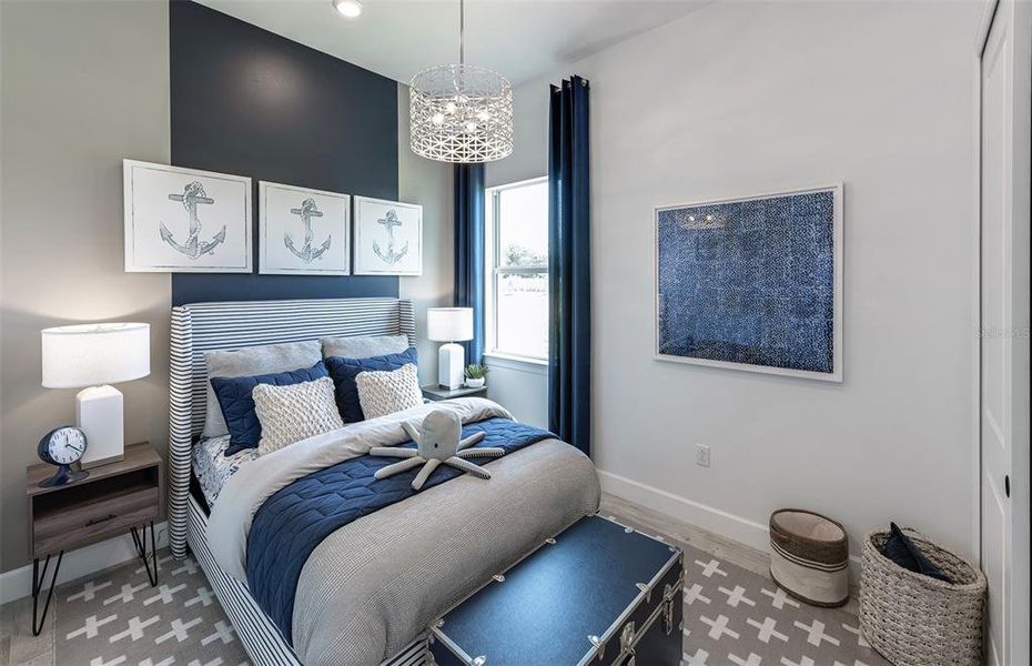 Furnished interior view inside a new home in BeachWalk by Manasota Key, Englewood (Image 4).