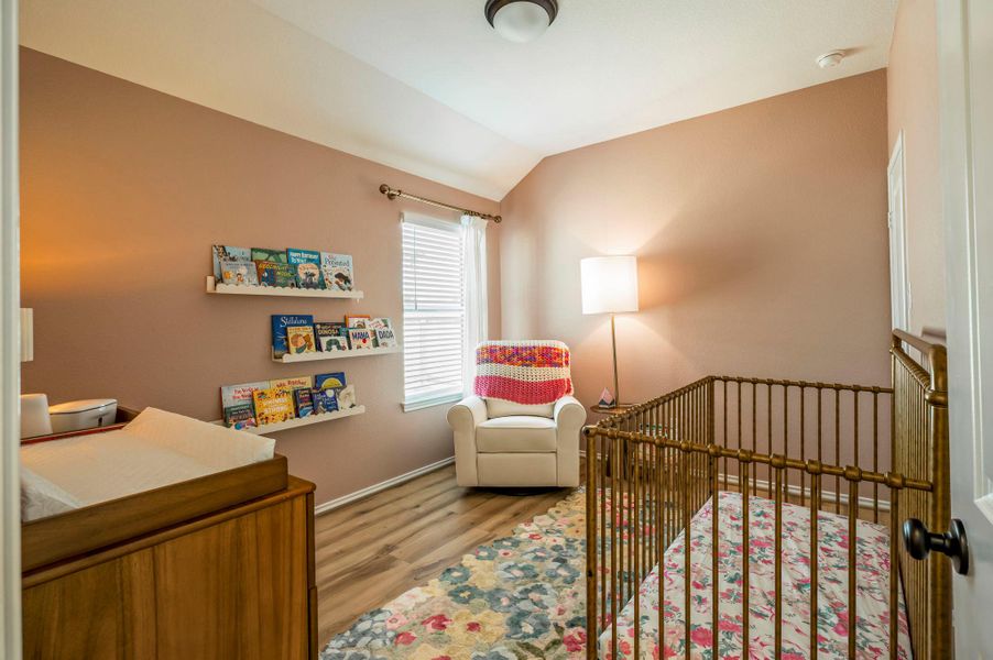 Secondary Bedroom with Luxury Vinyl Floors