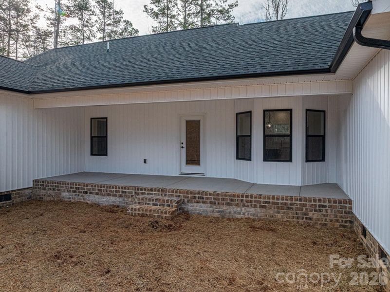 Back porch covered, could screen in later