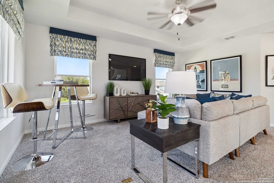 Furnished interior view inside a new home in Red Hawk Landing, San Antonio (Image 7).
