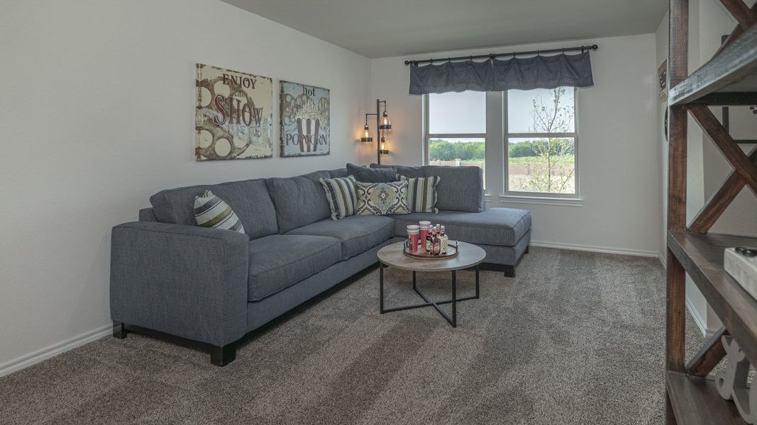Furnished interior view inside a new home in The Reserve at Timber Creek, Lindale (Image 7). Furnished interior view inside a new home in The Reserve at Timber Creek, Lindale (Image 7).