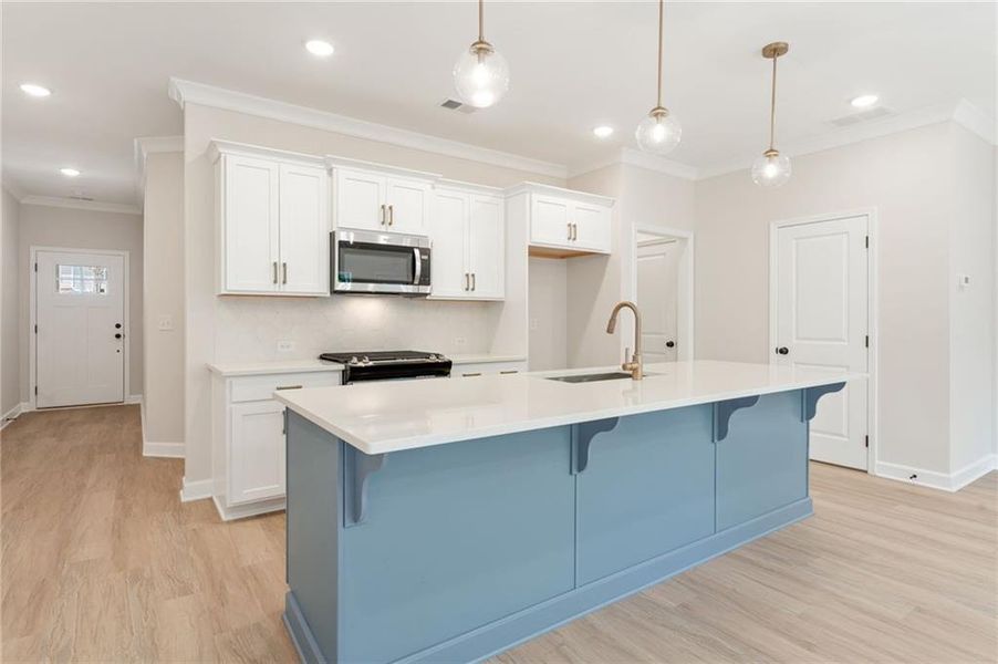 Furnished interior view inside a new home in Cherokee Township, Acworth (Image 12).