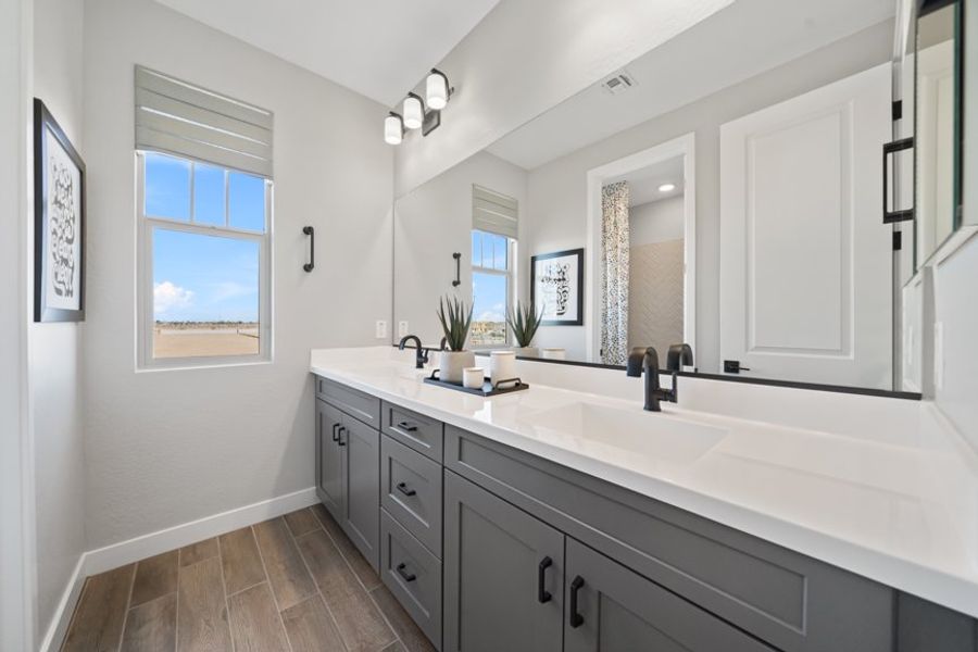 Representative furnished interior of a home built from the 45RM4 by Taylor Morrison in Parkside, Phoenix (Image 23). Representative furnished interior of a home built from the 45RM4 by Taylor Morrison in Parkside, Phoenix (Image 23).