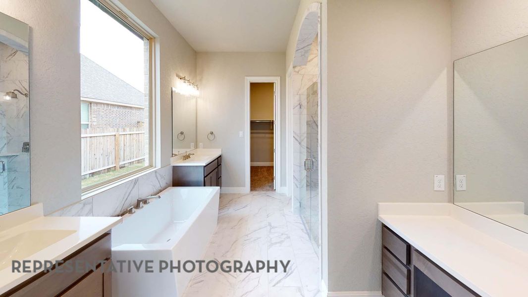 Furnished interior view inside a new home in Parten, Austin (Image 5).