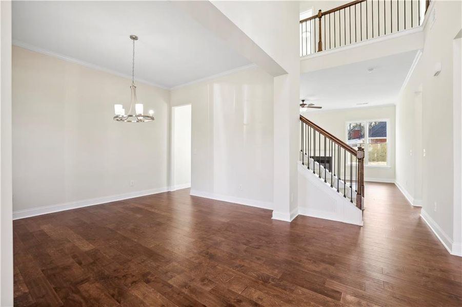 Spacious, unfurnished interior of a new home in , Sugar Hill (Image 14).