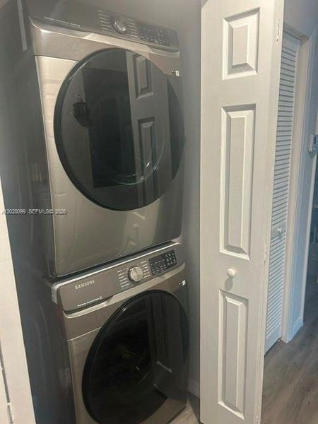 Laundry closet