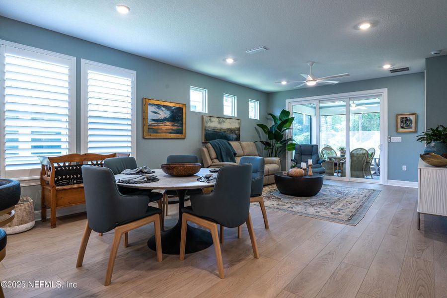 Furnished interior view inside a new home in Del Webb Nocatee, Ponte Vedra (Image 22). Furnished interior view inside a new home in Del Webb Nocatee, Ponte Vedra (Image 22).