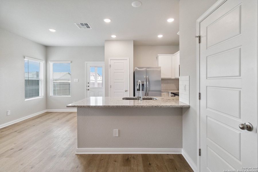 Furnished interior view inside a new home in , Converse (Image 9).
