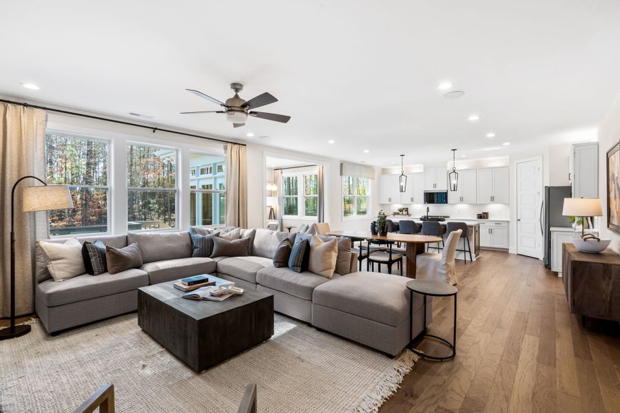 Representative furnished interior of a home built from the Eldorado by Mattamy Homes in Madison Park, Lillington (Image 13).