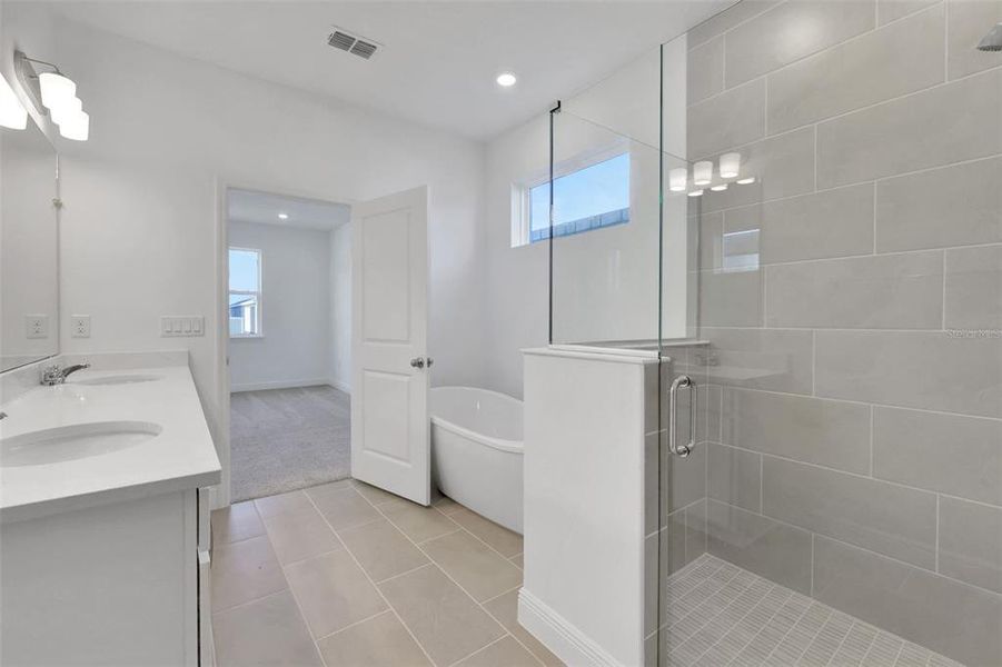 Furnished interior view inside a new home in Crossroads at Kelly Park, Apopka (Image 7). Furnished interior view inside a new home in Crossroads at Kelly Park, Apopka (Image 7).