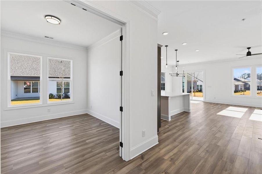 Spacious, unfurnished interior of a new home in The Reserve at Bells Ferry, Kennesaw (Image 24).