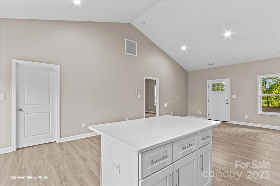 Furnished interior view inside a new home in , Olin (Image 7). Furnished interior view inside a new home in , Olin (Image 7).