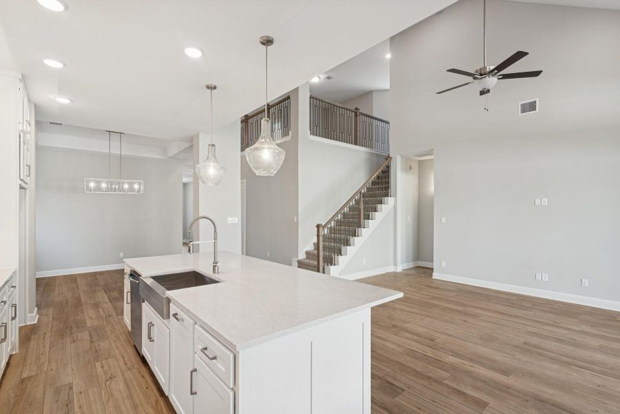 Furnished interior view inside a new home in Kresston - Enclave Collection, Magnolia (Image 12).