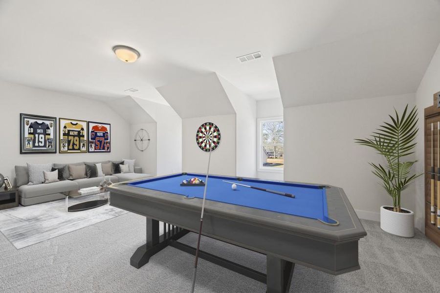 Furnished interior view inside a new home in , Hartwell (Image 41).