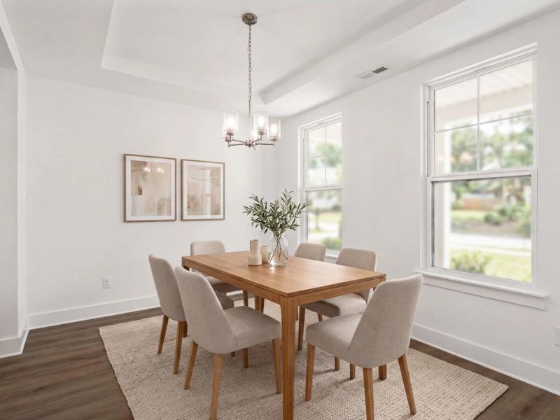 Furnished interior view inside a new home in Benders Cove, Mount Juliet (Image 8).
