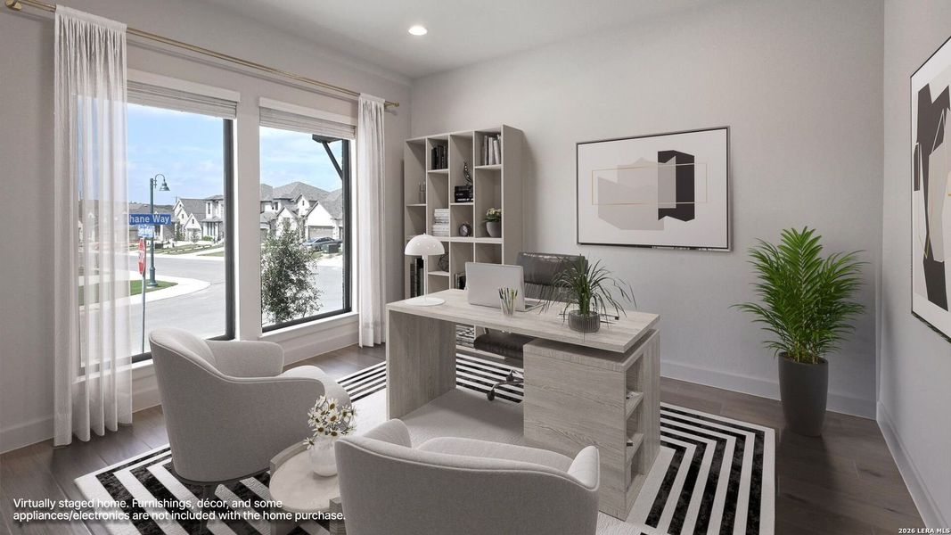 Furnished interior view inside a new home in Kinder Ranch, San Antonio (Image 14).