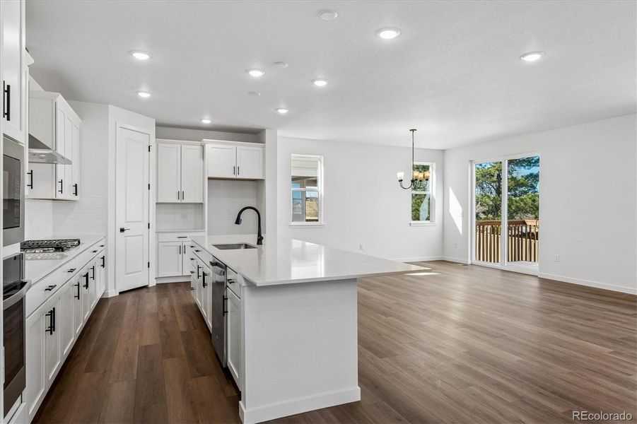 Furnished interior view inside a new home in The Summit at Meridian, Englewood (Image 5). Furnished interior view inside a new home in The Summit at Meridian, Englewood (Image 5).