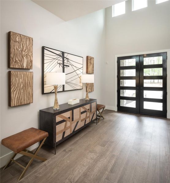 Furnished interior view inside a new home in The Highlands, Porter (Image 11).