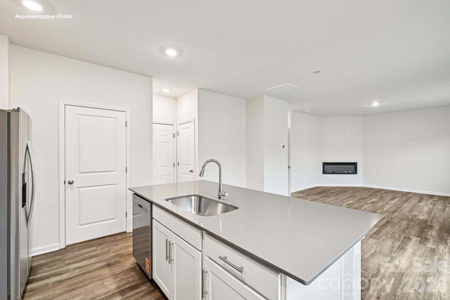 Furnished interior view inside a new home in The Hamptons at Hickory, Hickory (Image 5).