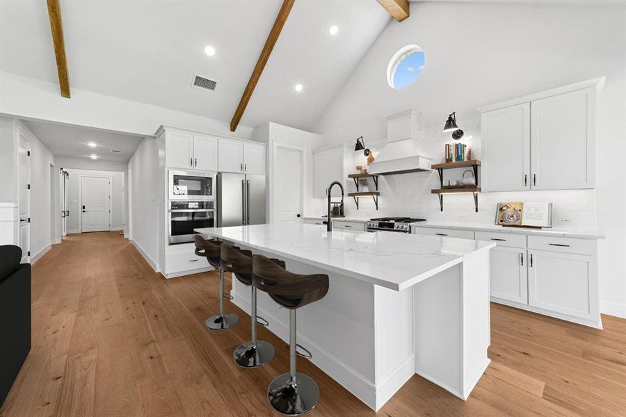 Furnished interior view inside a new home in Lincoln Pointe, Van Alstyne (Image 20).