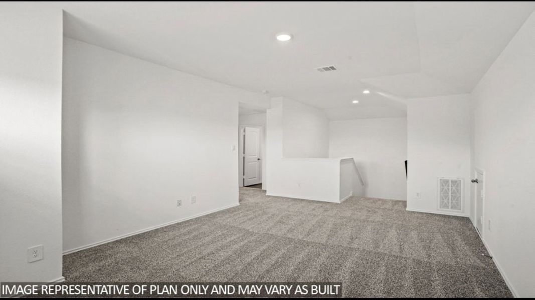 Representative unfurnished interior of a home built from the Midland by D.R. Horton in Sunterra, Katy (Image 23).