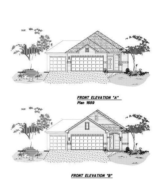 Exterior rendering of this home design in River Ranch, Dayton, TX (Image 3).