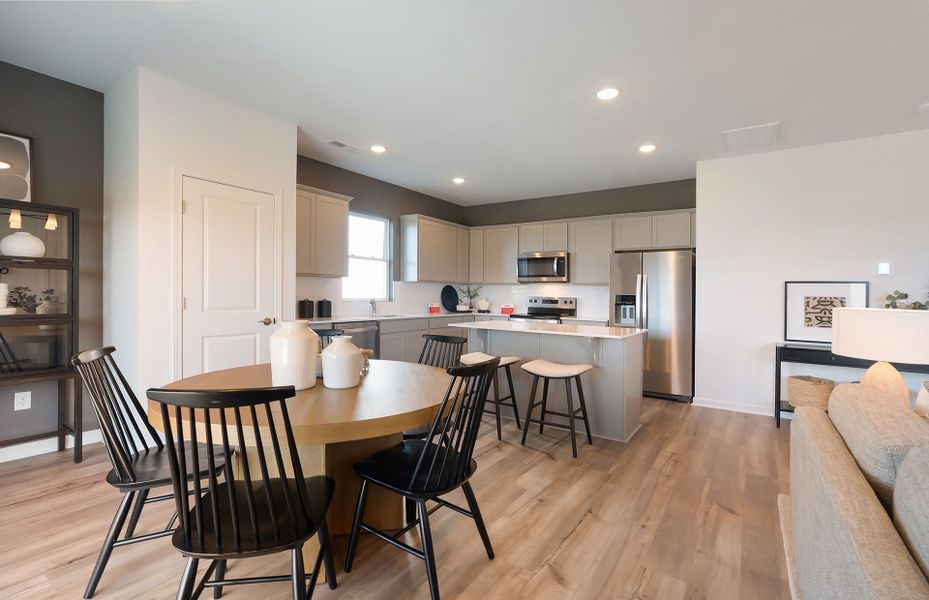 Furnished interior view inside a new home in Highlands of Carter's Station, Columbia (Image 22). Furnished interior view inside a new home in Highlands of Carter's Station, Columbia (Image 22).