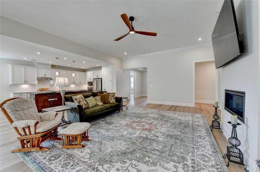 Furnished interior view inside a new home in , Hoschton (Image 39).