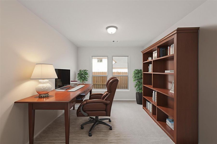Furnished interior view inside a new home in The Trails, New Caney (Image 19). Furnished interior view inside a new home in The Trails, New Caney (Image 19).