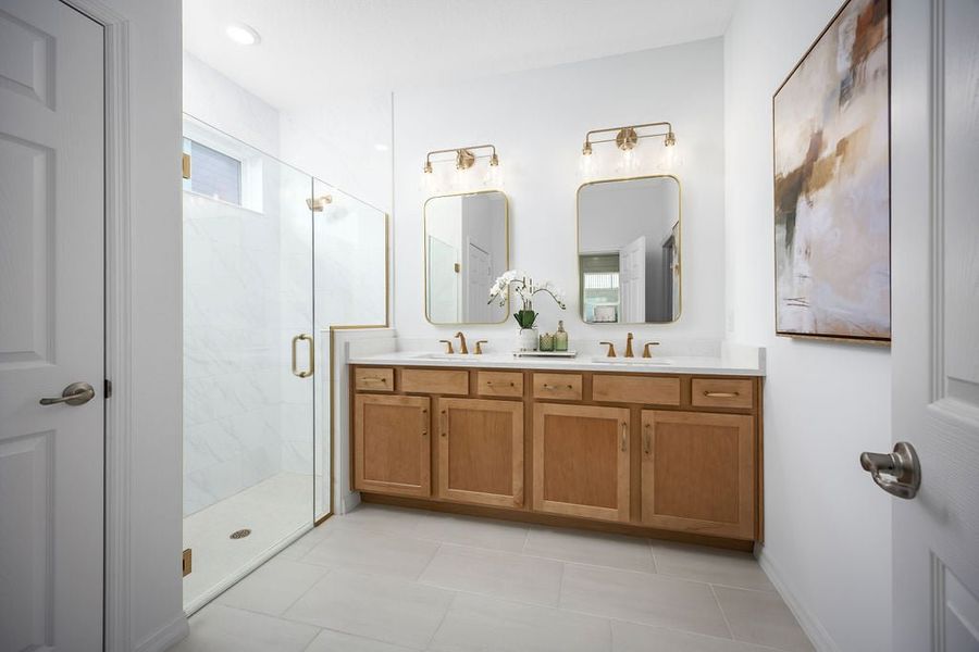 Representative furnished interior of a home built from the Sabal by Risewell Homes in Cypress Bluff, Groveland (Image 8).