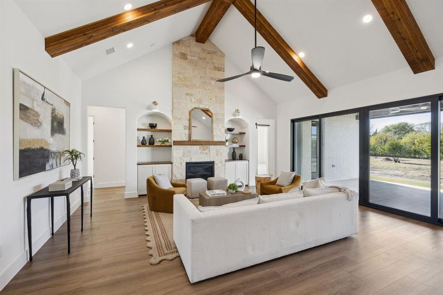 Furnished interior view inside a new home in , Waxahachie (Image 10).